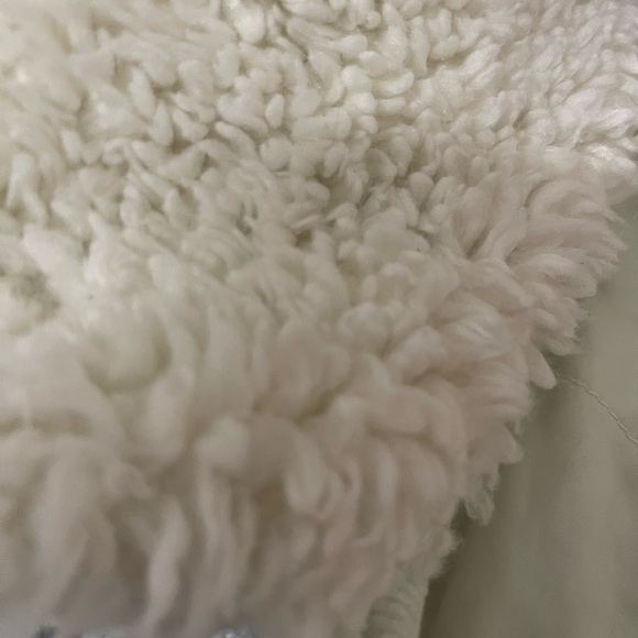 Levi's Women’s Sherpa Baby Cropped Trucker Jacket Mint XL - Picture 9 of 9